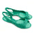 Green Womens beach shoes