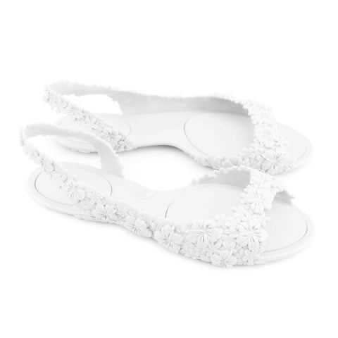 Shop Sunies Hawaii White Sandals for Women